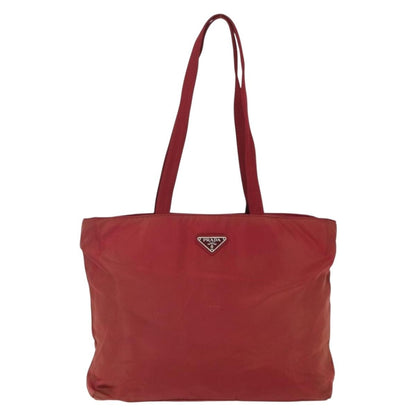 Prada Vintage Tote Tessuto, RED, NYLON, Tote bag