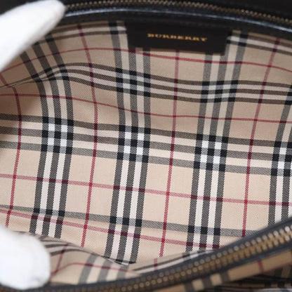 Burberry Vintage Tote Leather, BLACK, LEATHER, Tote bag