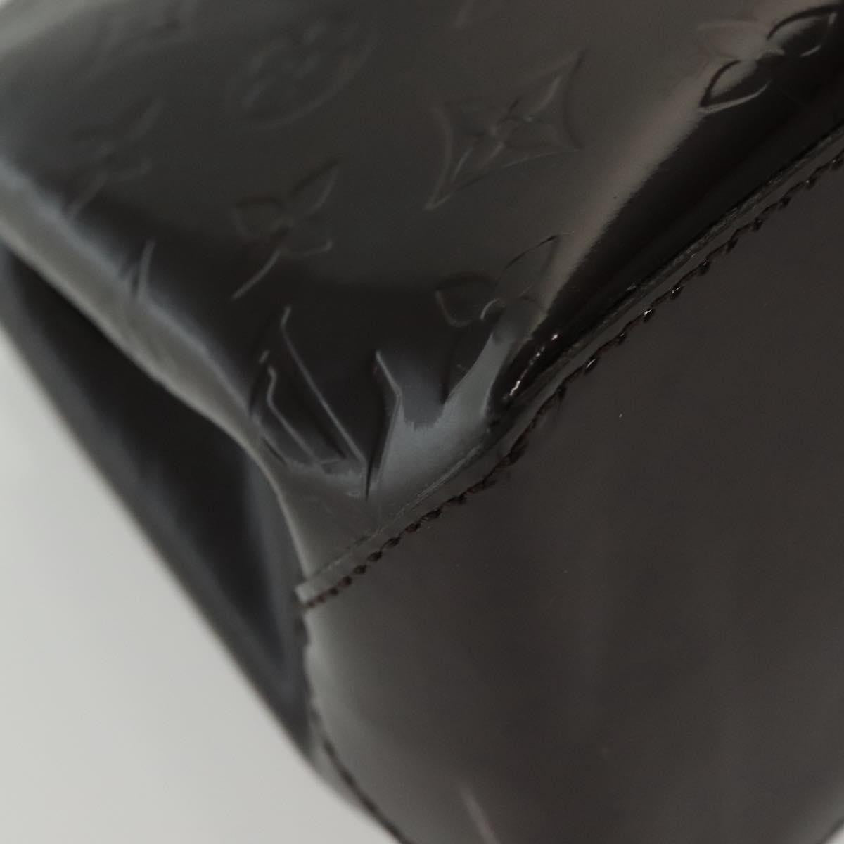 Louis Vuitton Wilshire Handbag Monogram Vernis, PURPLE, PATENT_LEATHER, Handbag