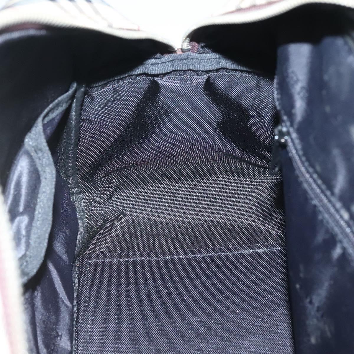 Burberry Nova Check Bowling Bag Canvas, BEIGE, NYLON, Handbag