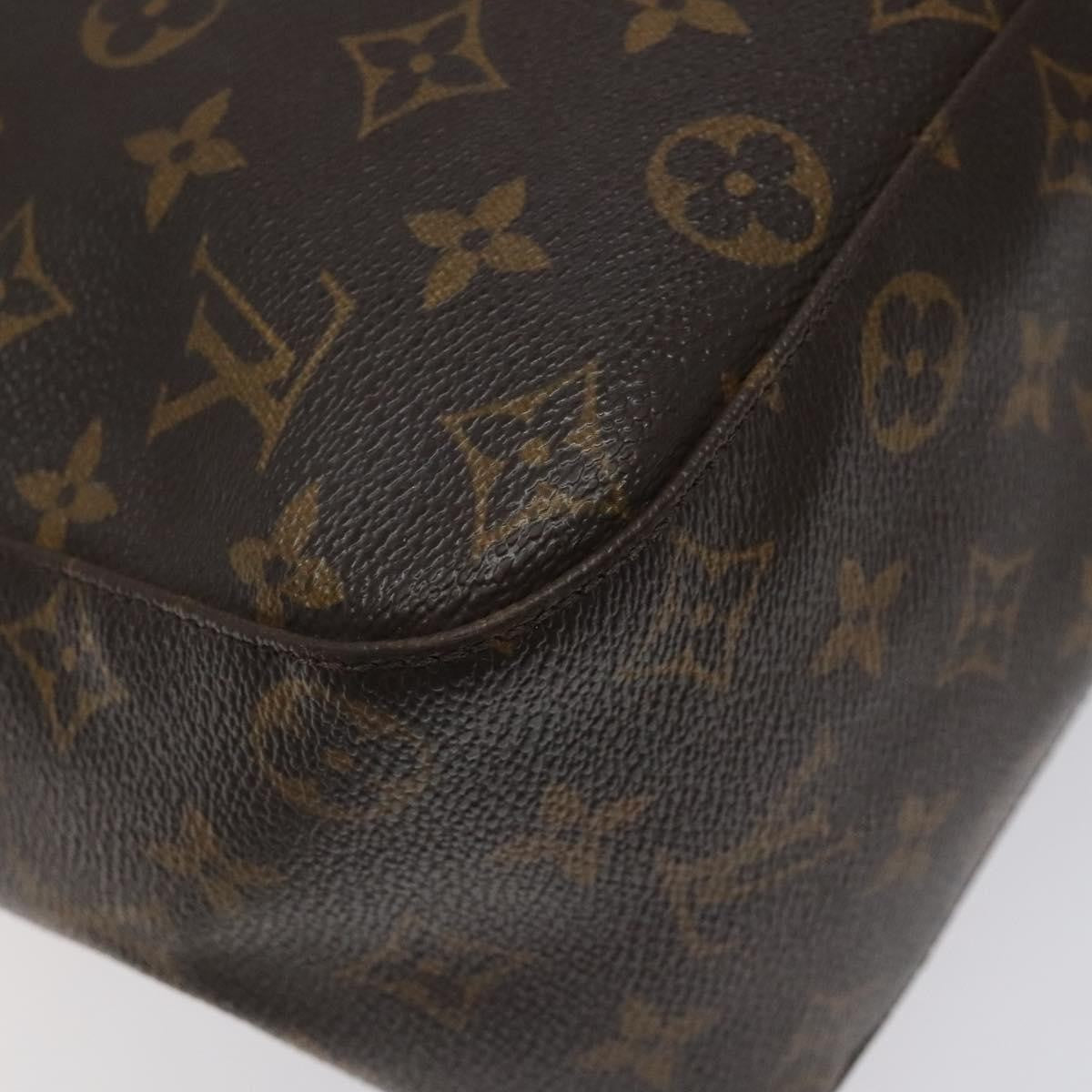 Louis Vuitton Looping Handbag Monogram Canvas, BROWN, CANVAS, Handbag