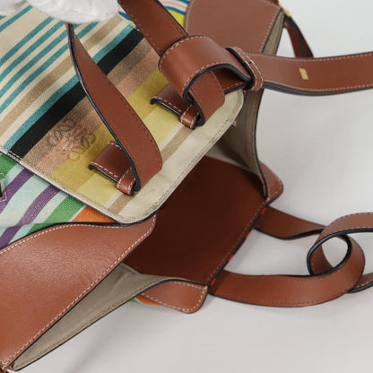 Loewe Hammock Bag Printed Canvas, MULTICOLOUR, CANVAS, Handbag