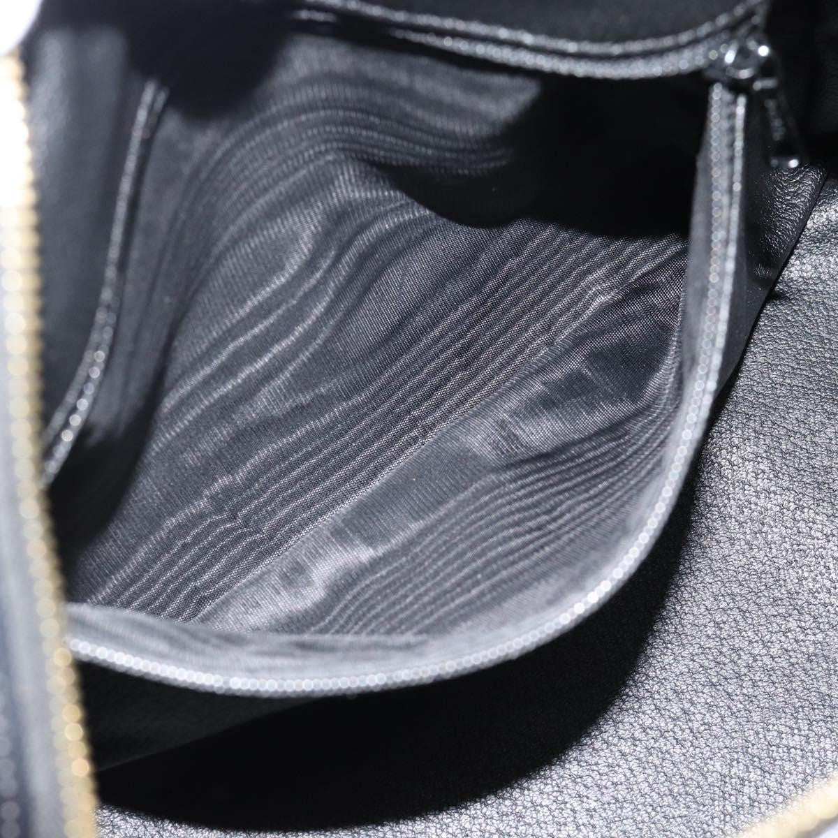 Celine Macadam Handbag Macadam with leather, Black, Canvas, Handbag