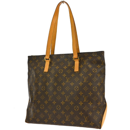 Louis Vuitton Cabas Mezzo Monogram Canvas, BROWN, CANVAS, Tote bag