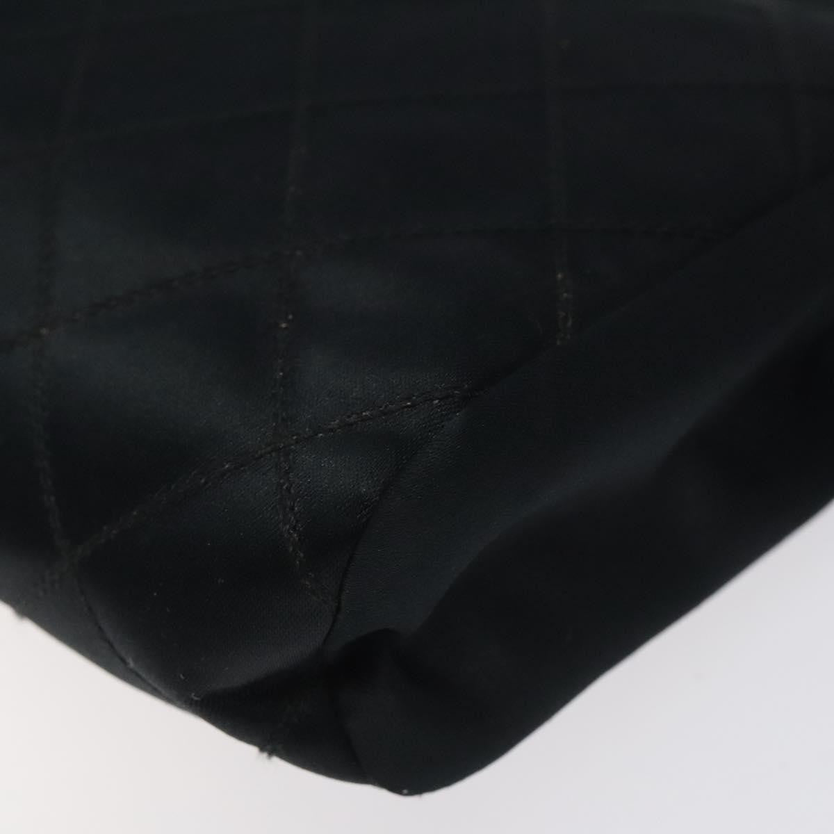 Chanel Vintage Clutch Silk, BLACK, SATIN, Clutche & pouche