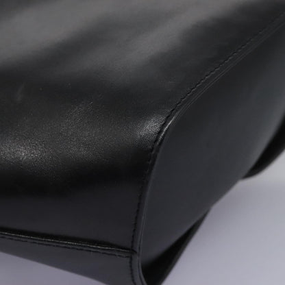 Salvatore Ferragamo Vintage Shoulder Bag Leather, BLACK, LEATHER, Shoulder bag