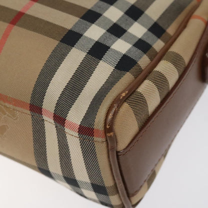 Burberry Nova check Shoulder bag Canvas, BEIGE, CANVAS, Shoulder bag