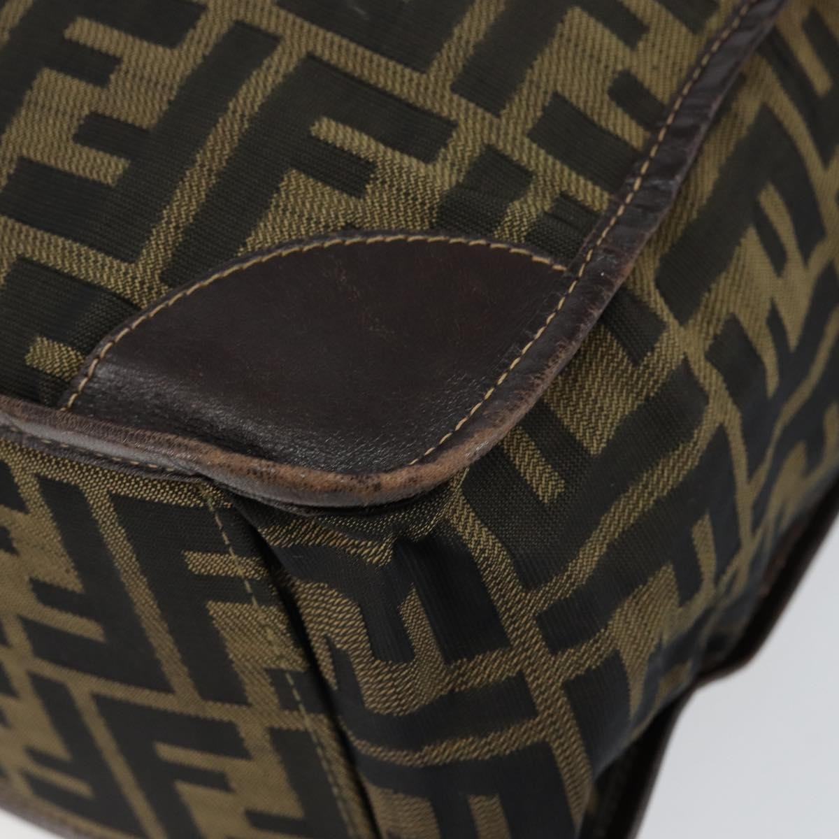 Fendi Zucca Tote bag FF motif, BROWN, CANVAS, Tote bag