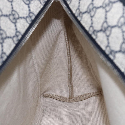 Gucci Open Tote GG Canvas, NAVY, CANVAS, Tote bag
