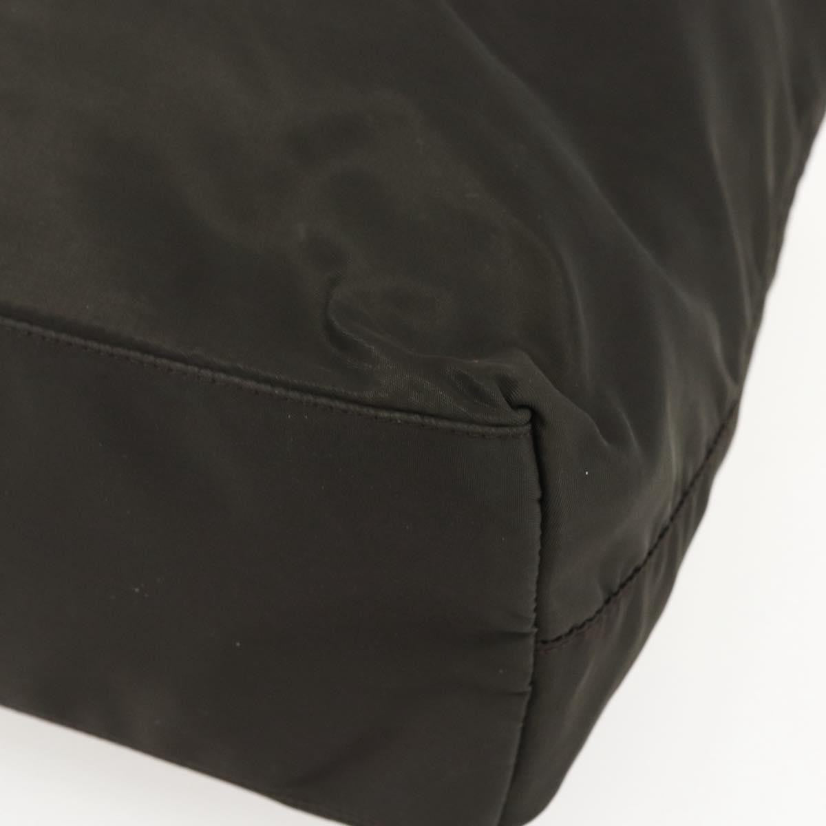 Prada Zip Tote Tessuto, KHAKI, NYLON, Tote bag