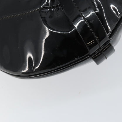 Salvatore Ferragamo Gancini Tote Patent leather, BLACK, PATENT_LEATHER, Tote bag