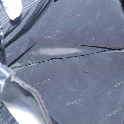 Gucci Vintage Shoulder Bag Leather, BLACK, LEATHER, Shoulder bag