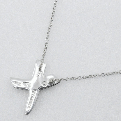 Tiffany & Co. Paloma Picasso Graffiti X Pendant Necklace Silver, SILVER, SILVER, Necklace