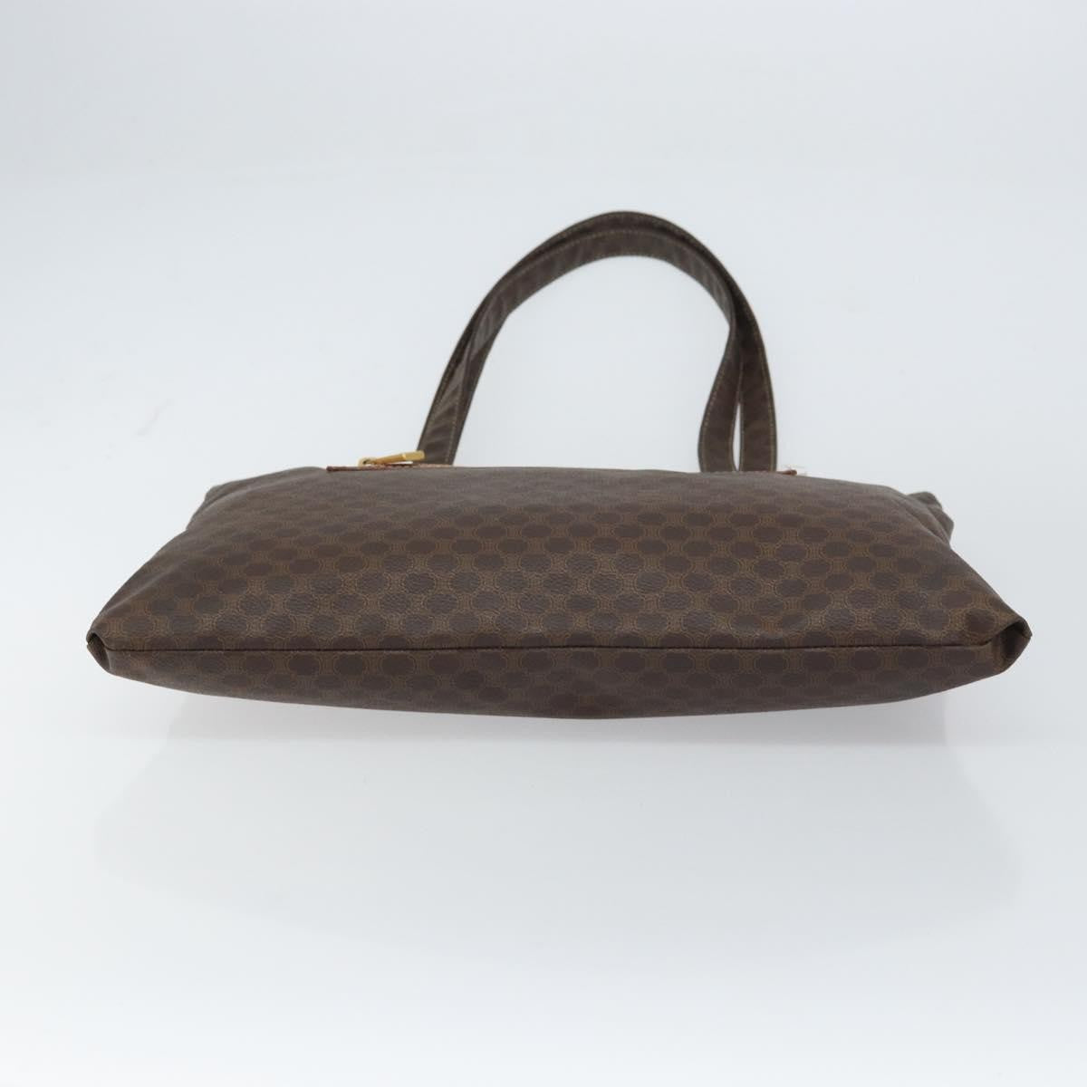 Celine Vintage Macadam Tote bag Canvas, BROWN, CANVAS, Tote bag