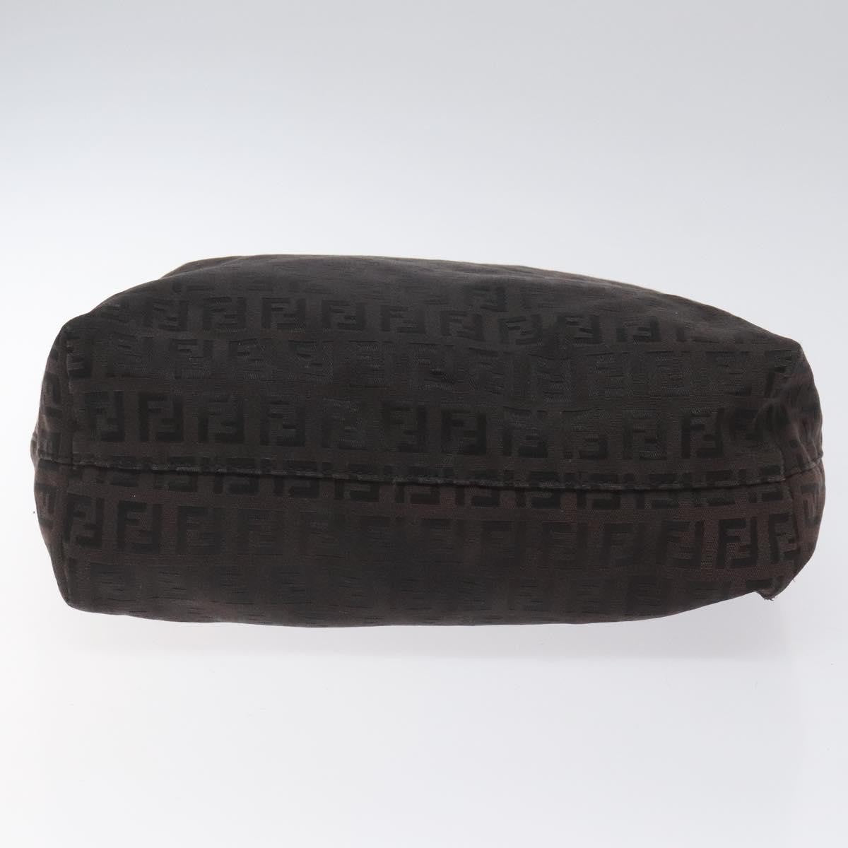 Fendi Shopping Tote Zucchino Canvas, BLACK, CANVAS, Tote bag