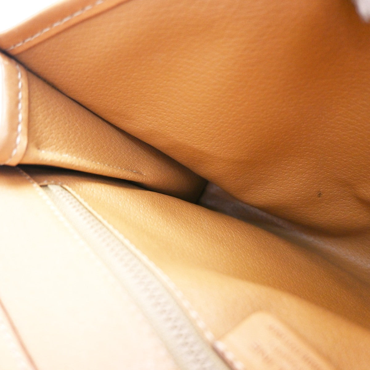 Celine Macadam Shoulder Bag Leather, BROWN, LEATHER, Shoulder bag