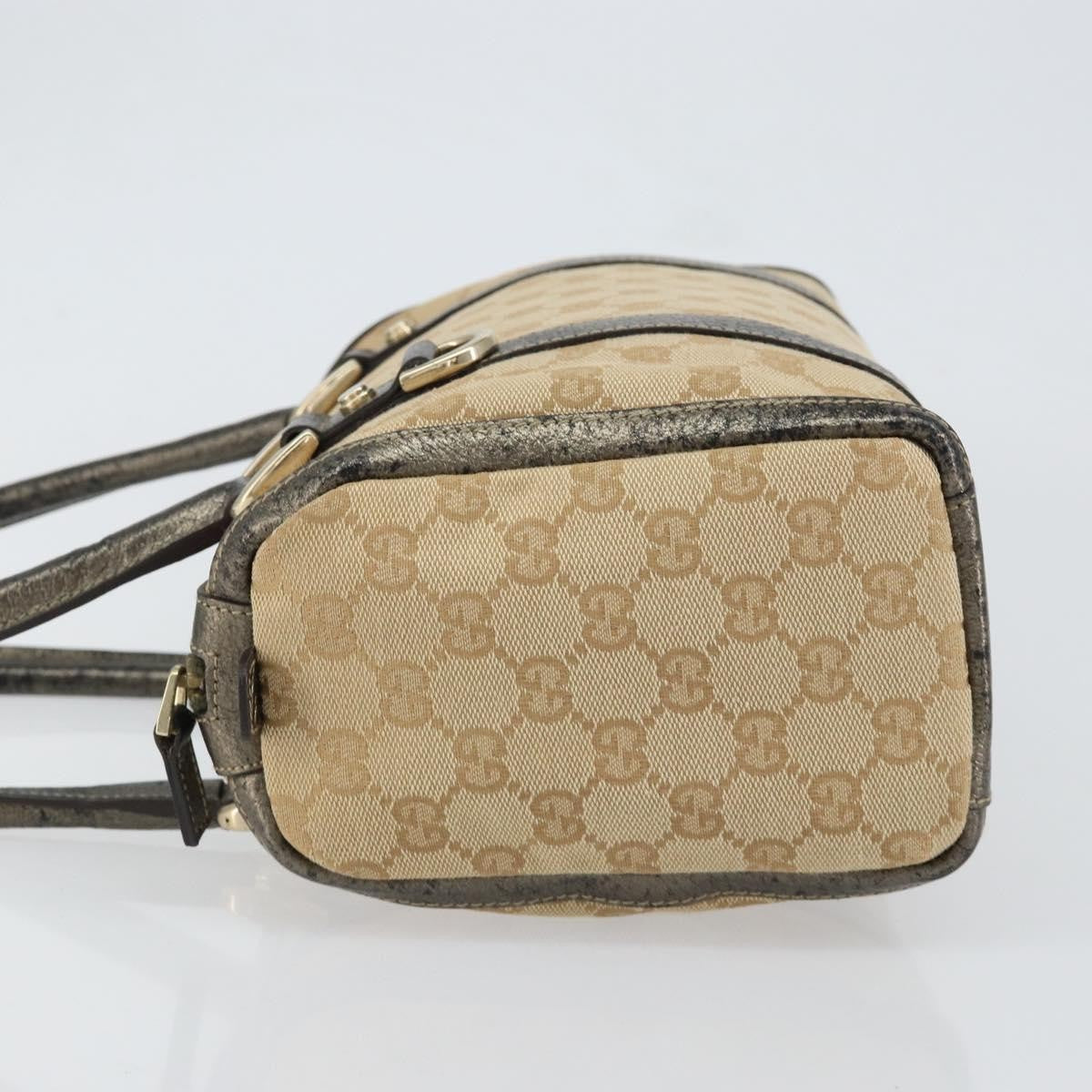 Gucci Abbey Boston Bag GG Canvas, BEIGE, CANVAS, Handbag