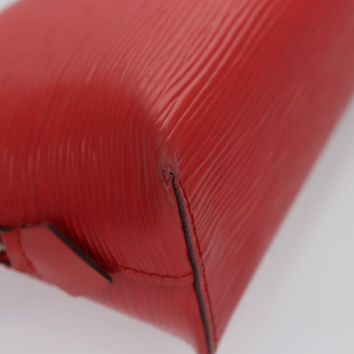 Louis Vuitton Cosmetic Pouch Epi Leather, RED, LEATHER, Clutche & pouche