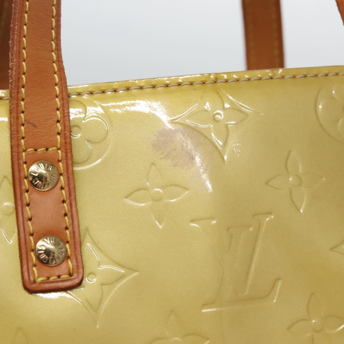 Louis Vuitton Reade Handbag Monogram Vernis, Beige, Patent Leather, Handbag