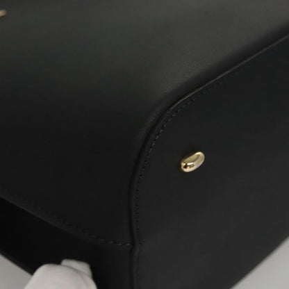 Celine Handbag Leather, NAVY, LEATHER, Handbag