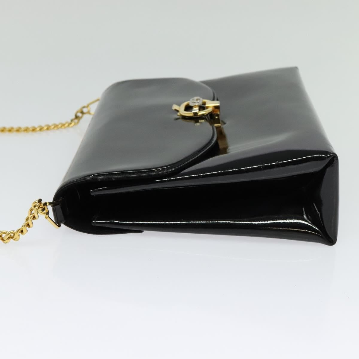 Gucci Vintage Shoulder Bag Patent leather, BLACK, PATENT_LEATHER, Shoulder bag