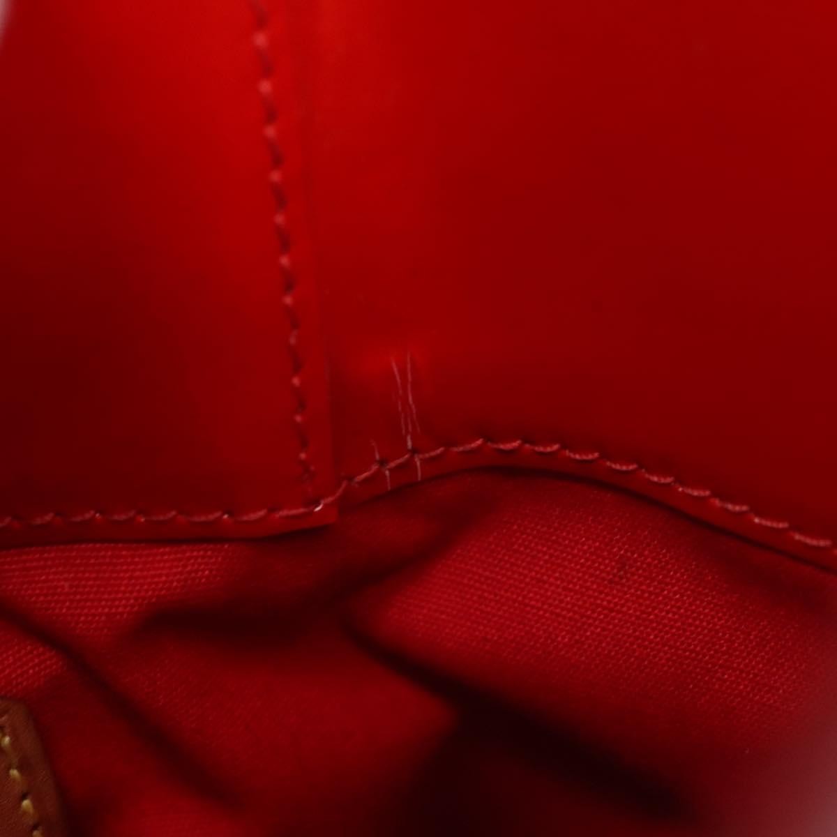 Louis Vuitton Reade Handbag Monogram Vernis, RED, PATENT_LEATHER, Handbag