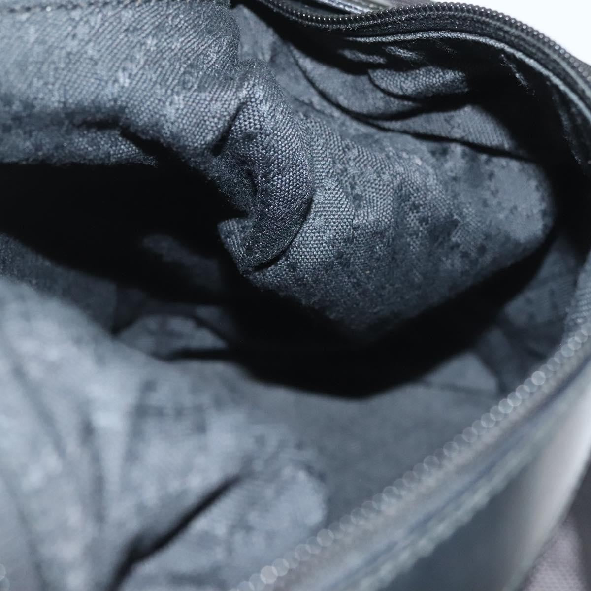 Gucci Vintage Bamboo Shoulder Bag Nylon, BLACK, NYLON, Shoulder bag