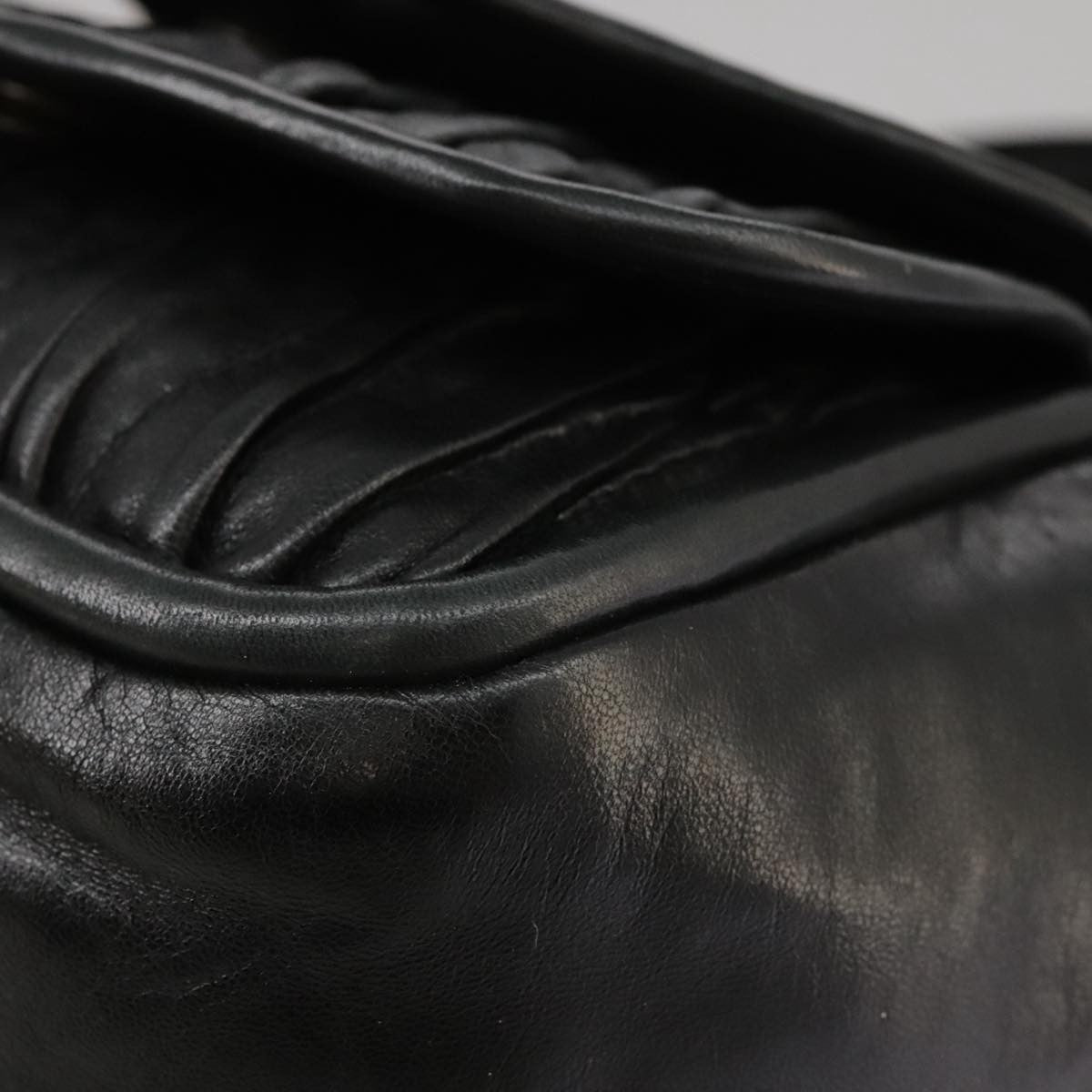 Bally Vintage Shoulder Bag Leather, BLACK, LEATHER, Shoulder bag