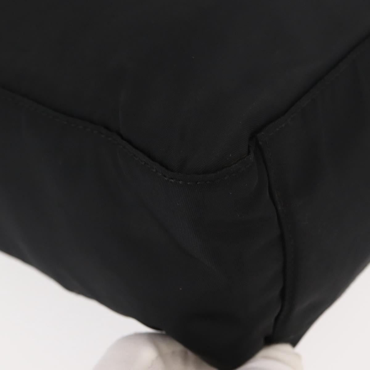 Prada Vintage Zip Tote Tessuto, BLACK, NYLON, Tote bag