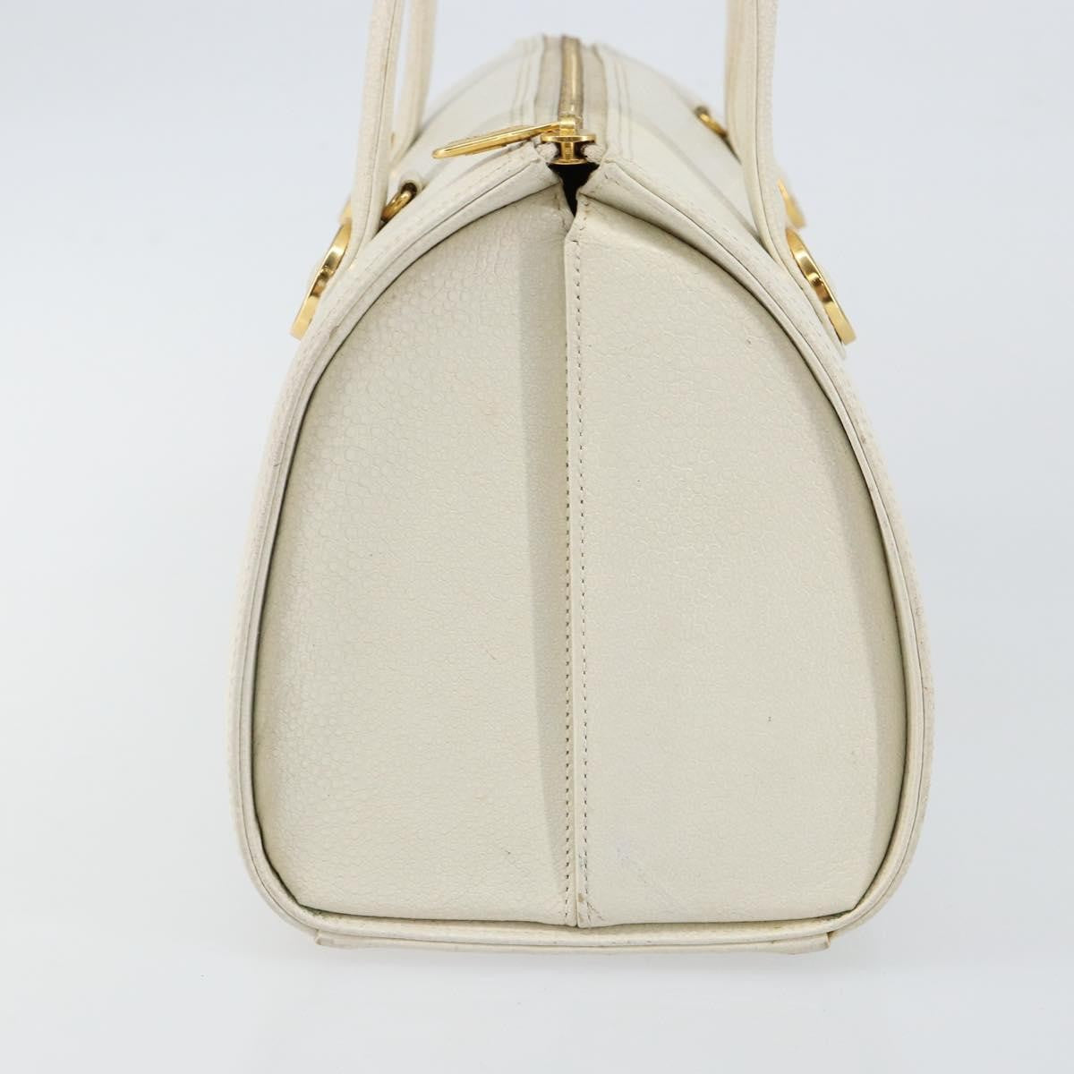 Valentino Garavani Vintage Handbag Leather, WHITE, LEATHER, Handbag