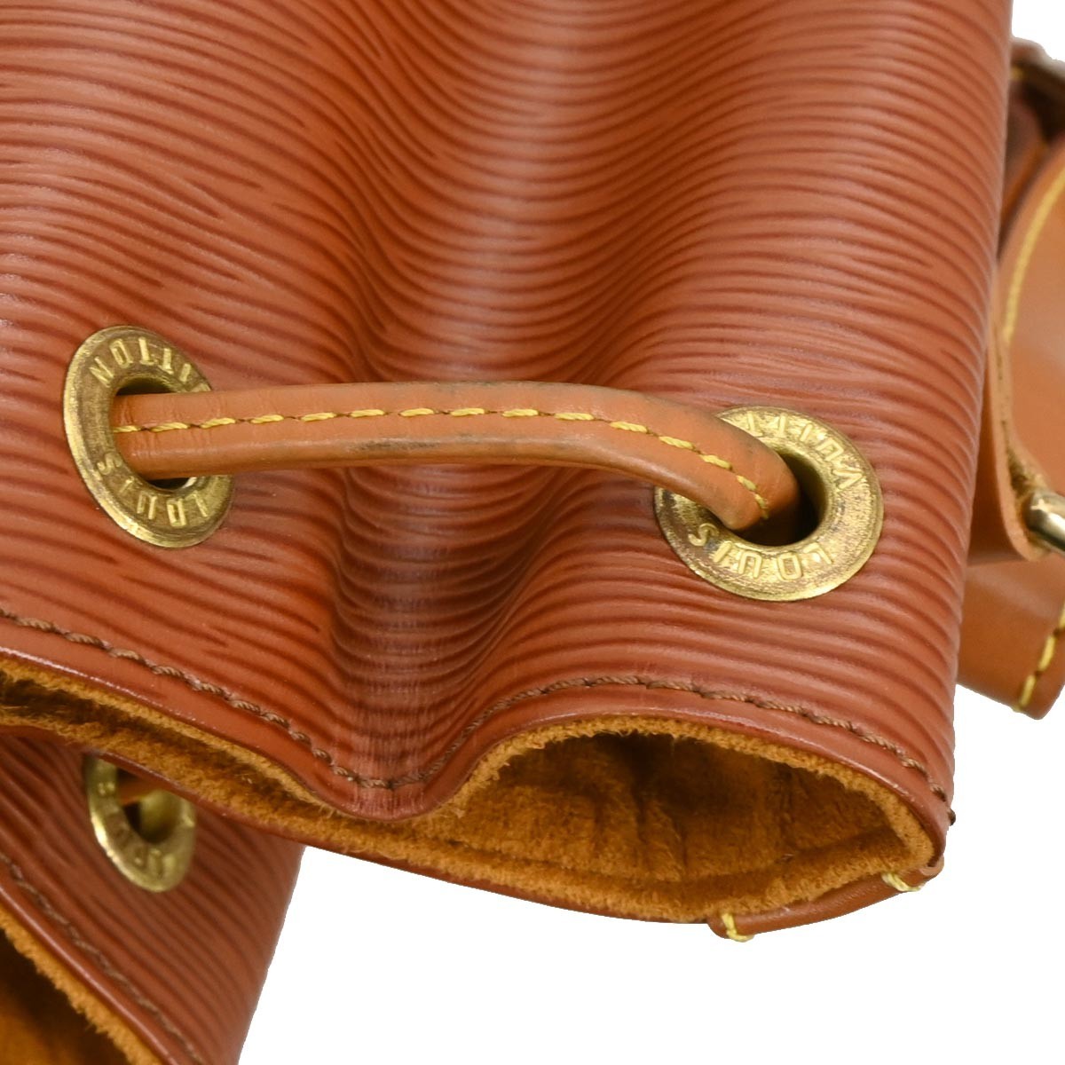 Louis Vuitton Noe Handbag Epi Leather, BROWN, LEATHER, Shoulder bag