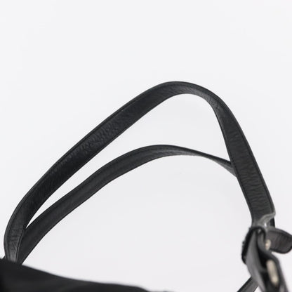 Prada Vela Double Front Pocket Backpack Tessuto with Saffiano Leather, BLACK, NYLON, Backpack