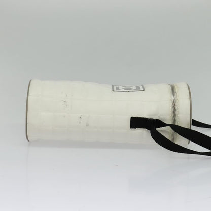 Chanel Sport Line Bottle Holder Nylon, WHITE, NYLON, Clutche & pouche