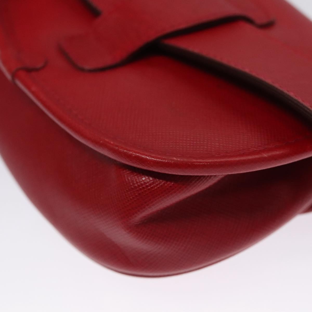 Gucci Bamboo 1947 Belt Bag Leather, RED, LEATHER, Clutche & pouche