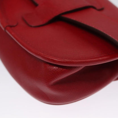 Gucci Bamboo 1947 Belt Bag Leather, RED, LEATHER, Clutche & pouche