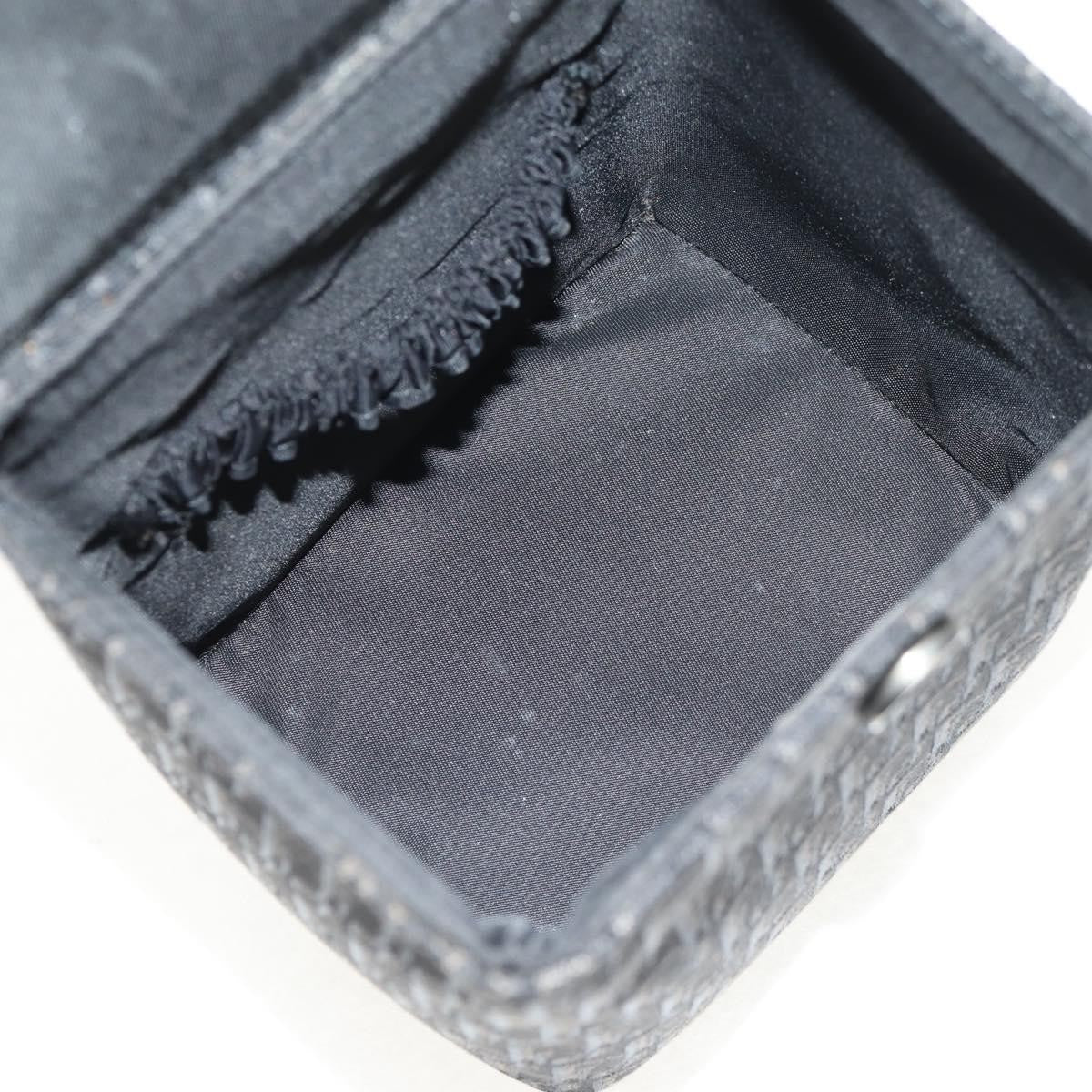 Christian Dior Vintage Trotter Pouch Canvas, BLACK, CANVAS, Clutche & pouche