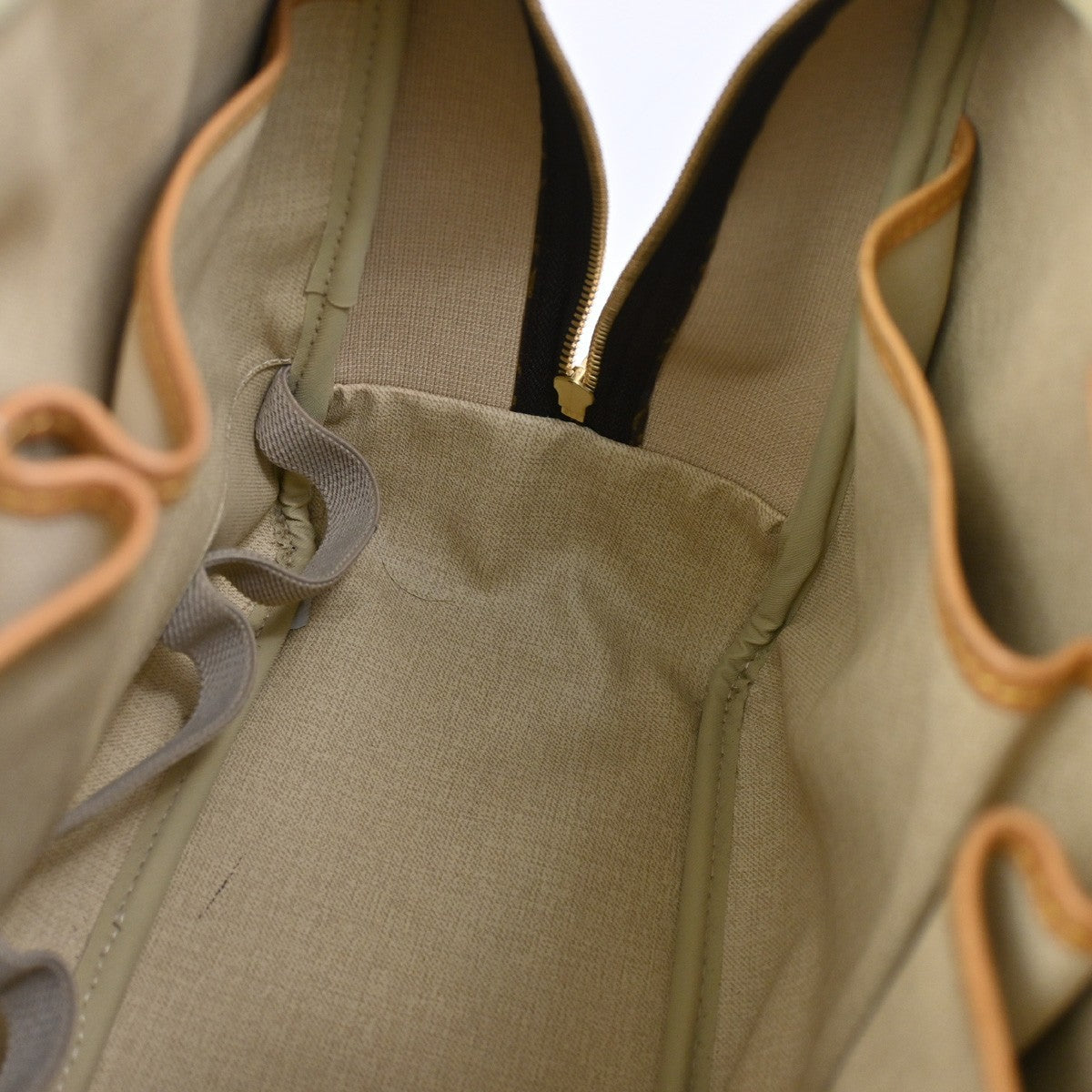 Louis Vuitton Deauville Handbag Monogram Canvas, BROWN, CANVAS, Handbag