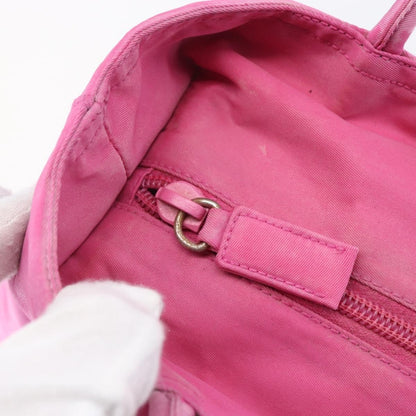 Prada Vintage Zip Tote Tessuto, PINK, NYLON, Tote bag