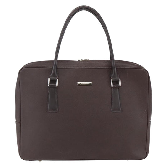 Burberry Vintage Handbag Leather, BROWN, LEATHER, Handbag
