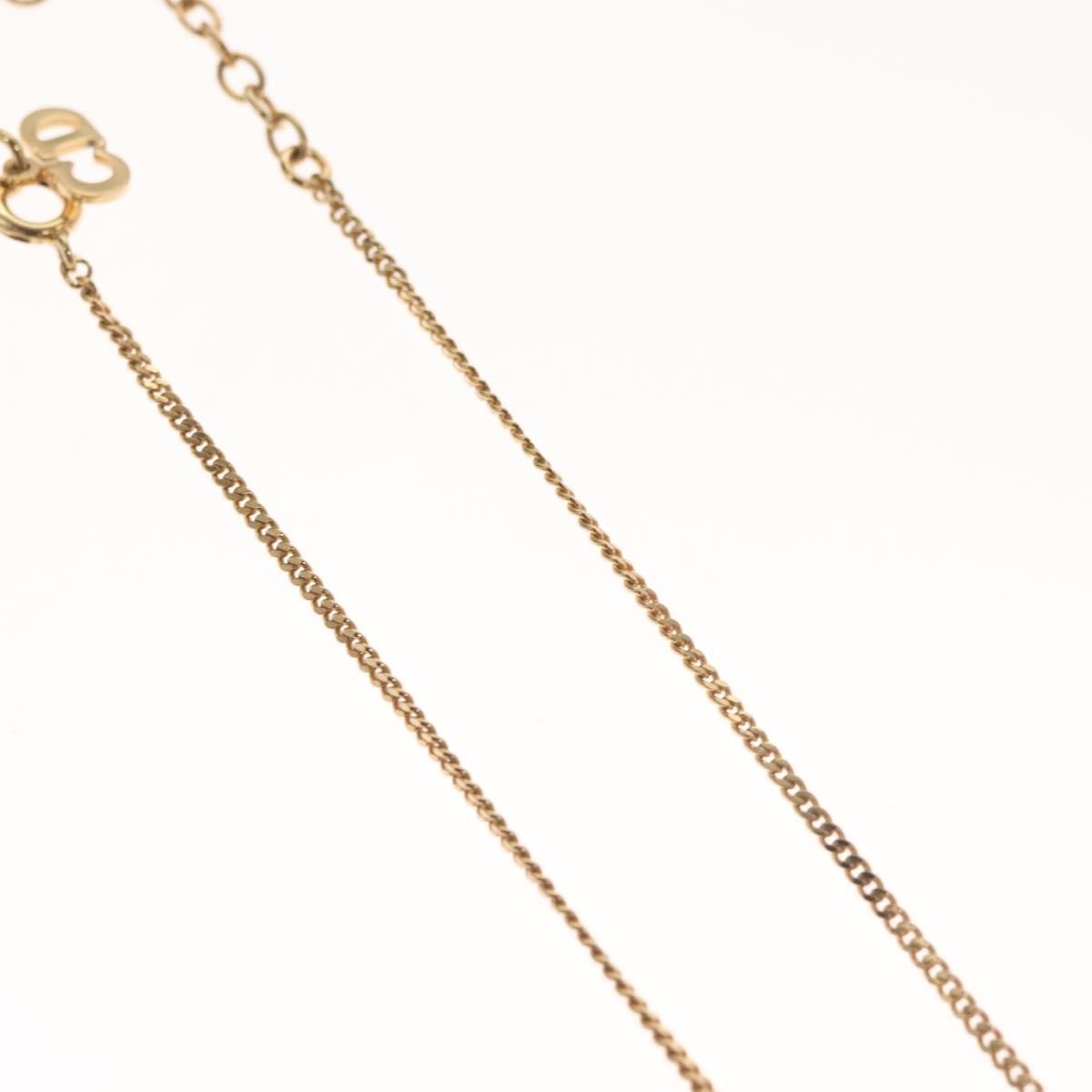 Christian Dior CD Pendant Necklace Gold-plated, GOLD, METAL, Necklace