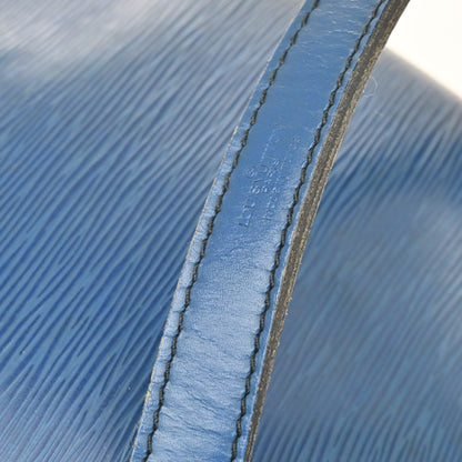 Louis Vuitton Petit Noe Handbag Epi Leather, BLUE, LEATHER, Shoulder bag