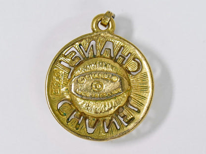 Chanel CC Logo Chain Pendant Necklace Imitation Pearl Imitation pearl with Gold-Plated and Beads, GOLD, GOLD_PLATED, Pendant & Charms