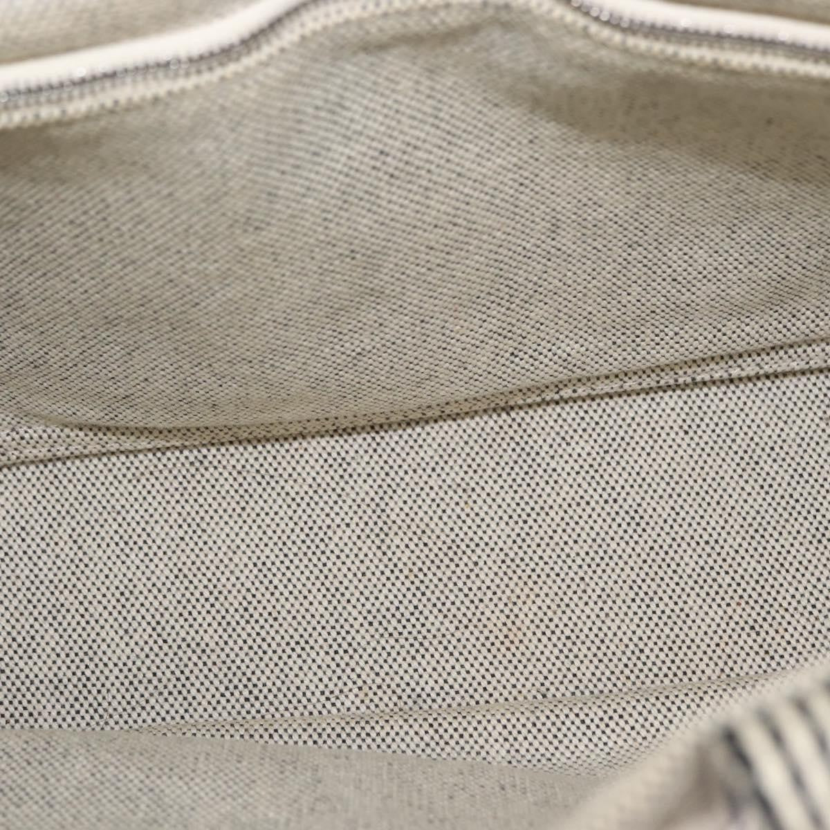 Hermes Fourre Tout Tote Canvas, GRAY, CANVAS, Tote bag