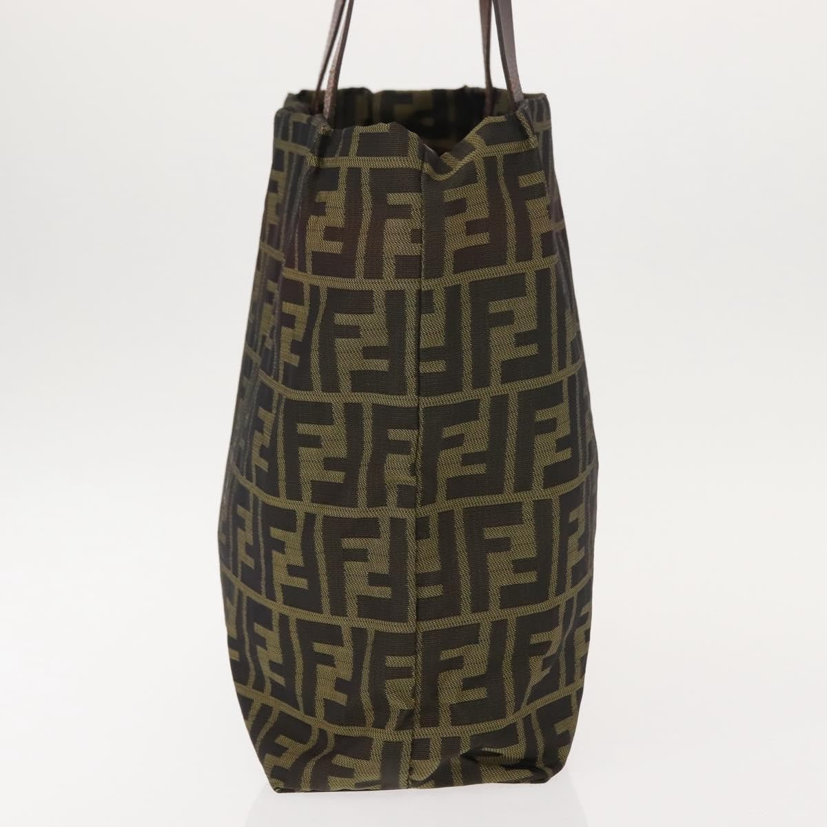 Fendi Zucca Tote bag FF motif, BROWN, CANVAS, Tote bag