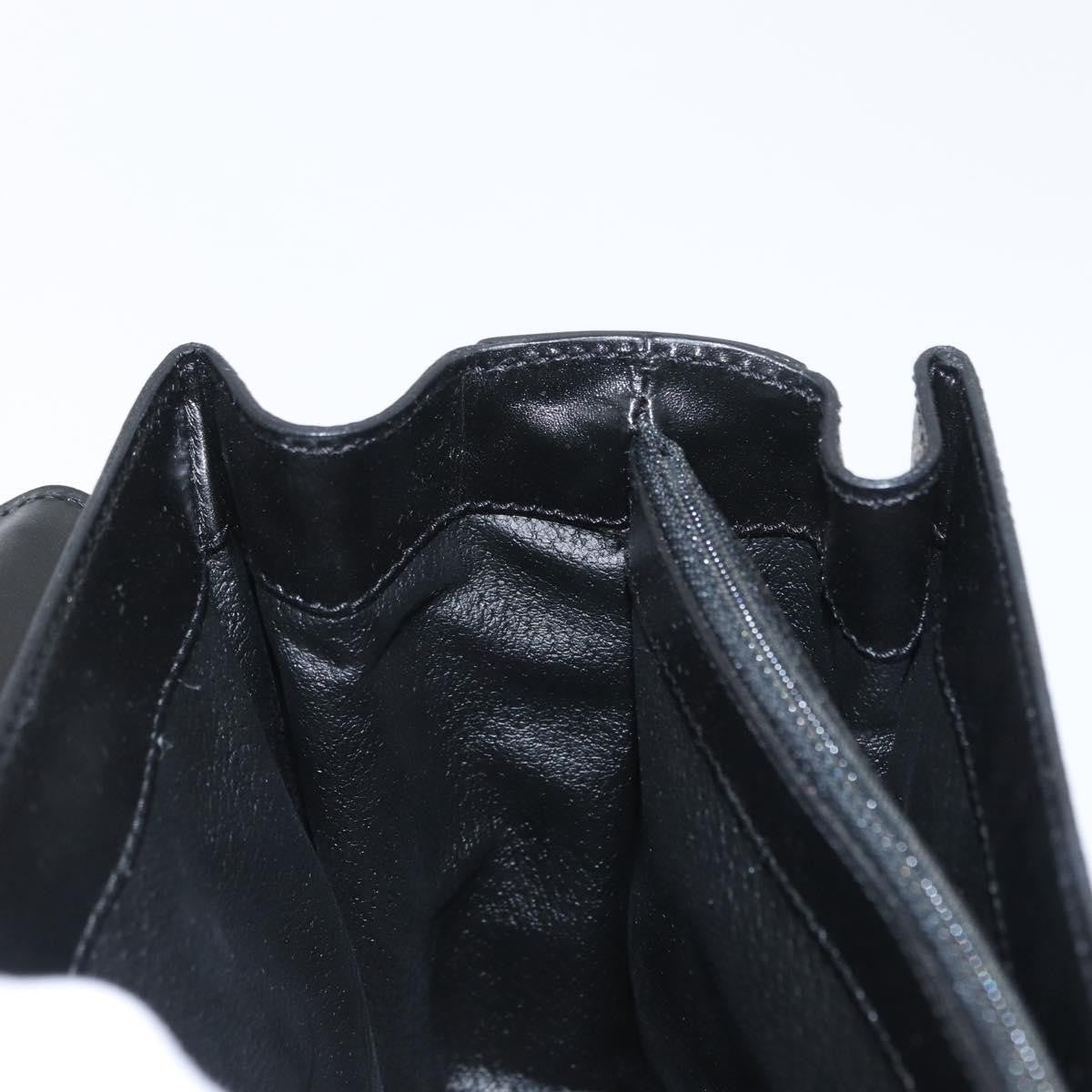 Celine Vintage Convertible Top Handle Bag Macadam Coated Canvas, Black, Canvas, Handbag