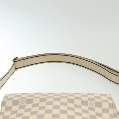 Louis Vuitton Naviglio Handbag Damier, WHITE, CANVAS, Shoulder bag
