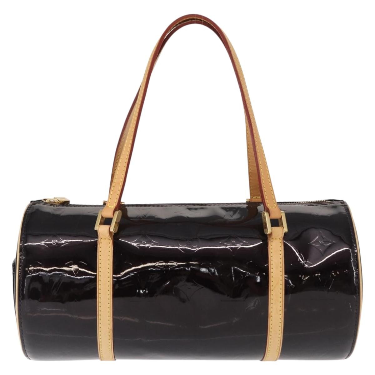 Louis Vuitton Bedford Handbag Monogram Vernis, BURGUNDY, PATENT_LEATHER, Handbag