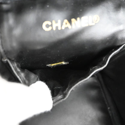 Chanel Vintage Timeless Vanity Case Caviar, BLACK, LEATHER, Handbag