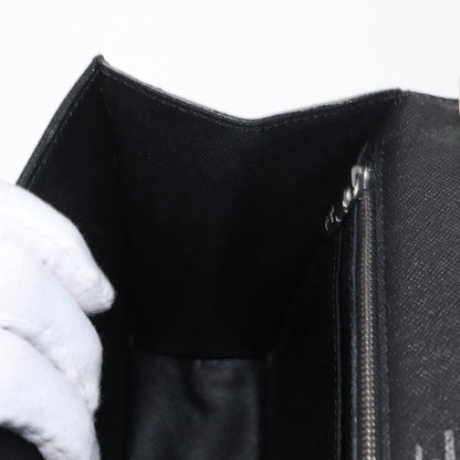 Louis Vuitton Selenga Pochette Taiga Leather, GRAY, LEATHER, Clutche & pouche