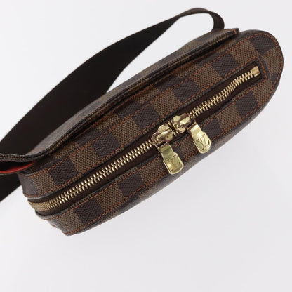 Louis Vuitton Geronimos Waist Bag Damier, BROWN, CANVAS, Shoulder bag